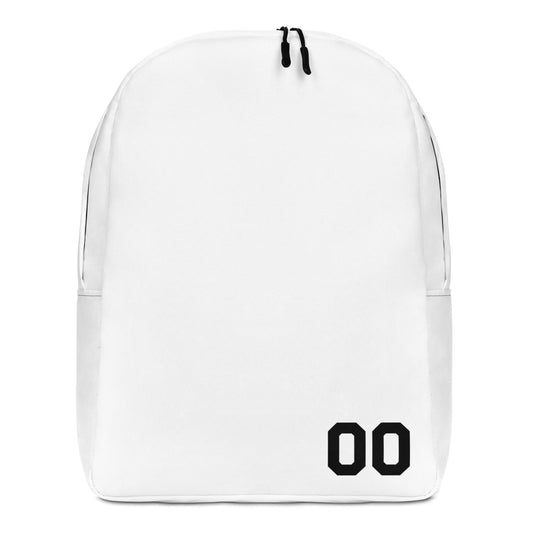 Iconic O's Logo: White Backpack by OODept.