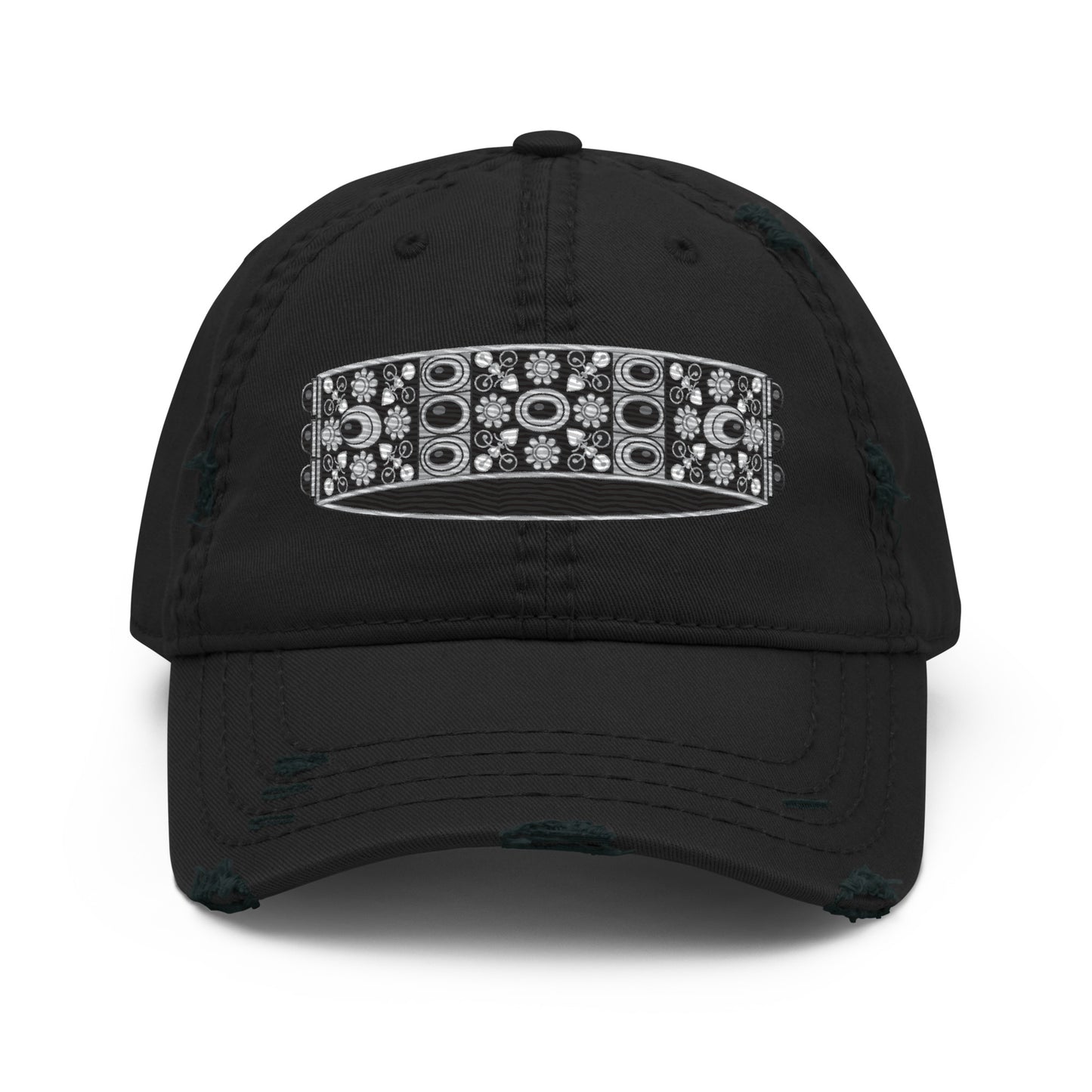 Crown Logo: 'Iron Crown' Distressed Cap by OODept.