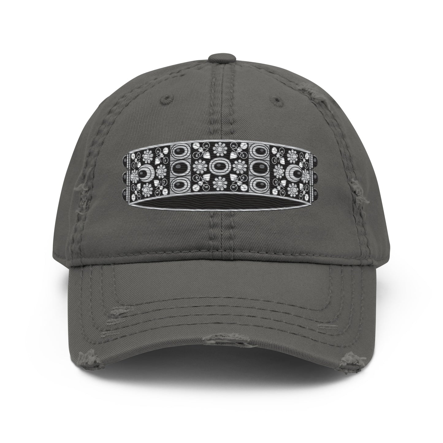 Crown Logo: 'Iron Crown' Distressed Cap by OODept.