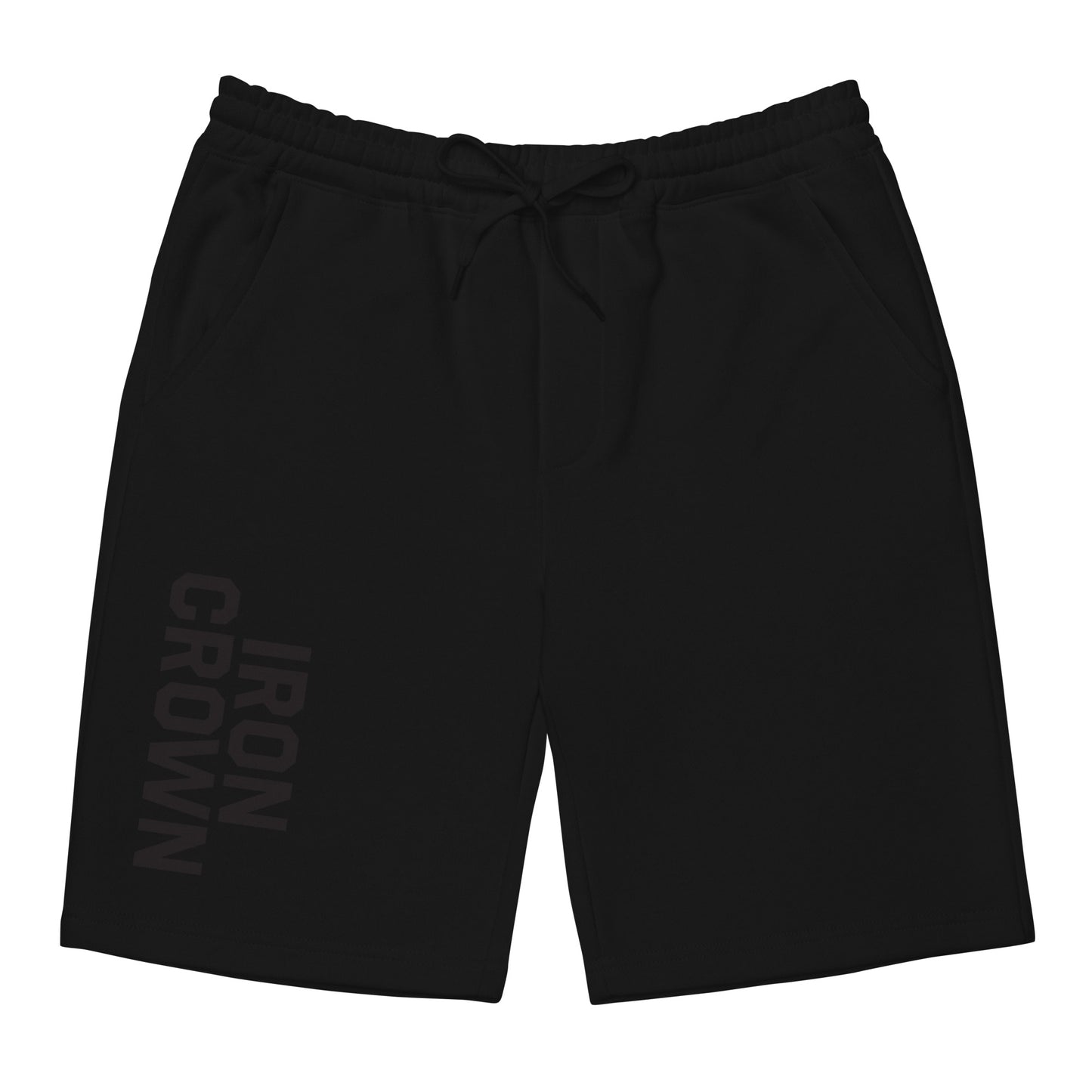 Iron Crown: Logo Tech Fleece Shorts by OODept.