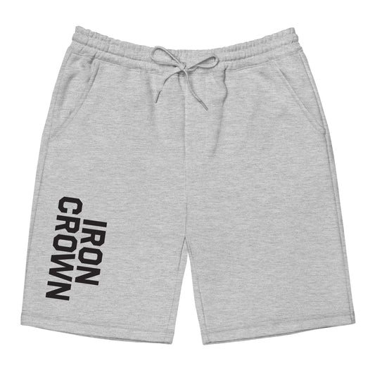 Iron Crown: Logo Tech Fleece Shorts by OODept.