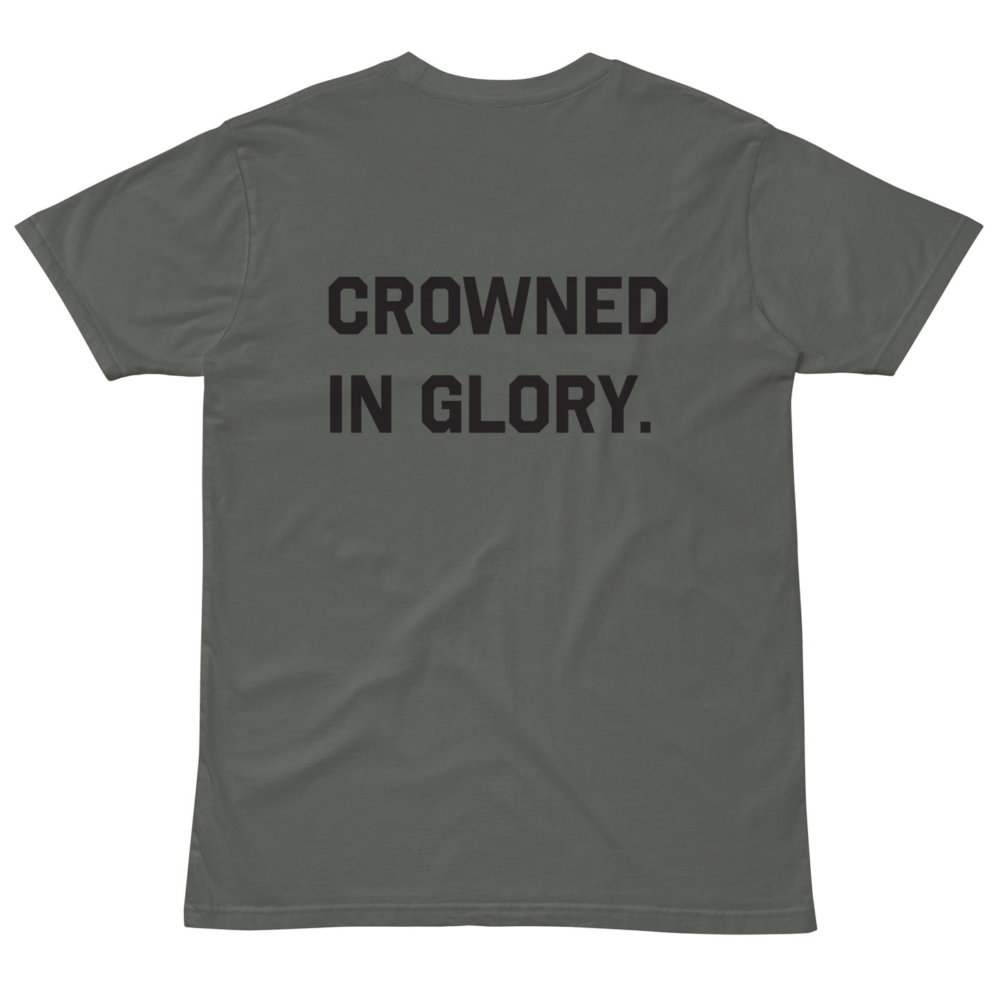 Black Logo Tee: 'Iron Crown: Crowned In Glory' by OODept.