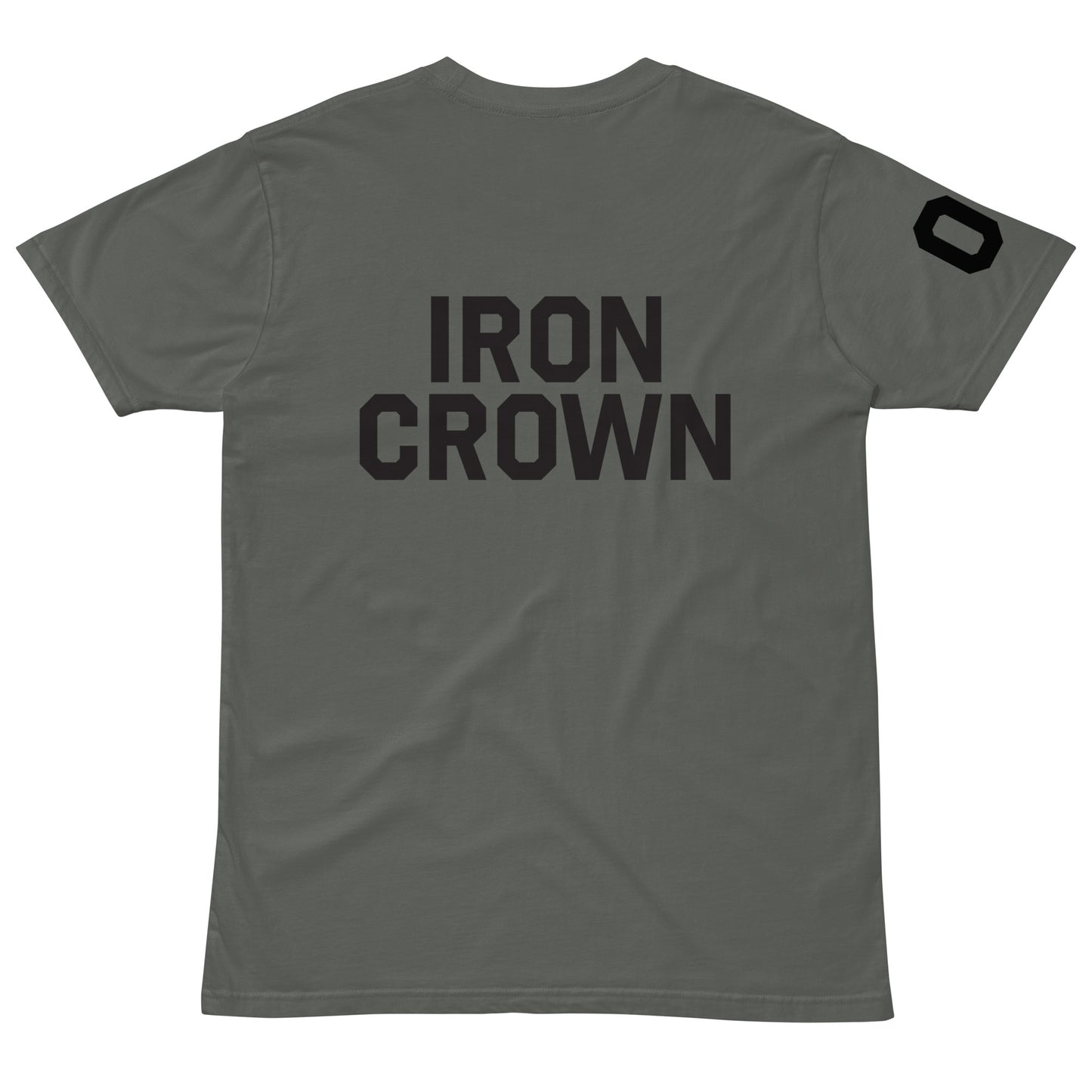 Crown Logo: 'Iron Crown' Tee by OODept.