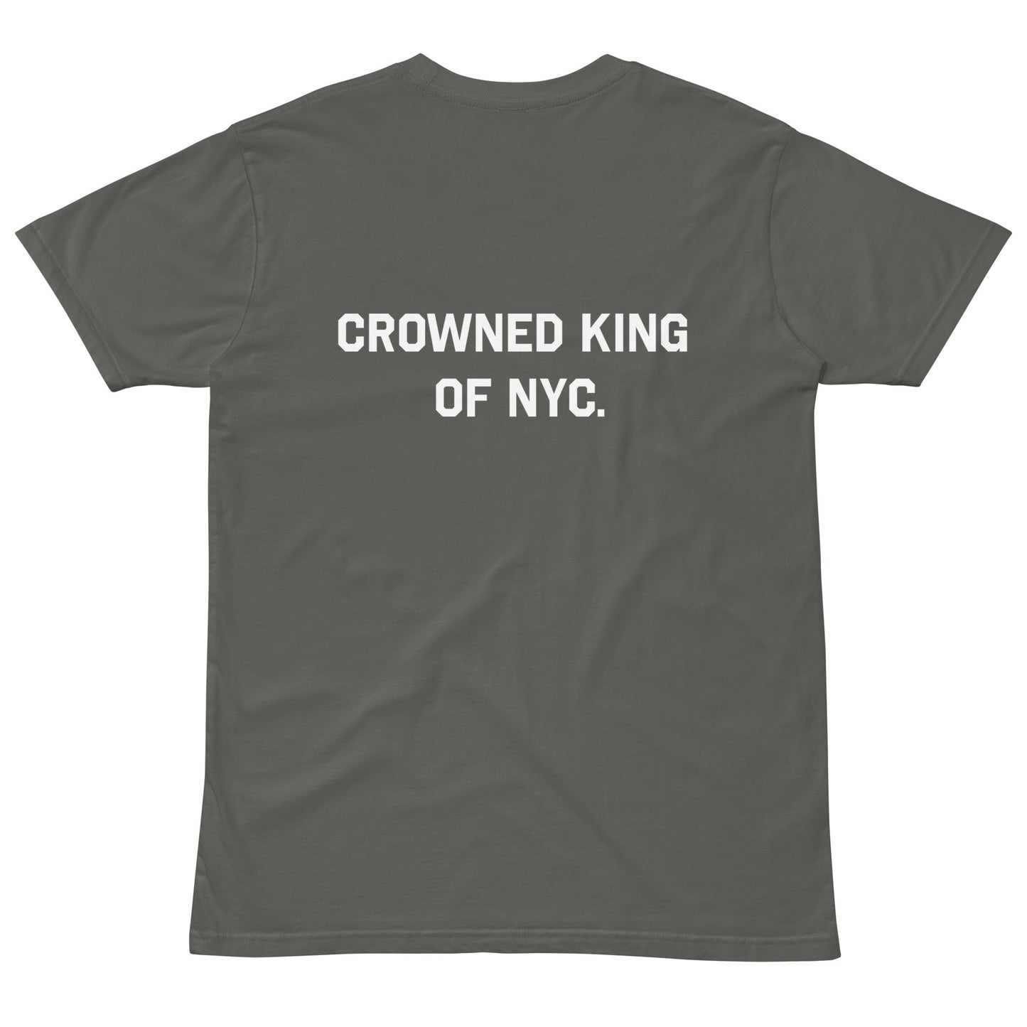 White Logo Tee: 'King: Crowned King Of New York City' by OODept.