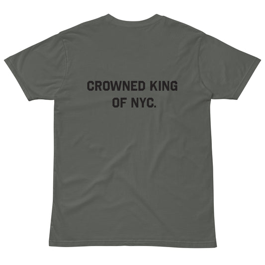 Black Logo Tee: 'King: Crowned King Of New York City' by OODept.