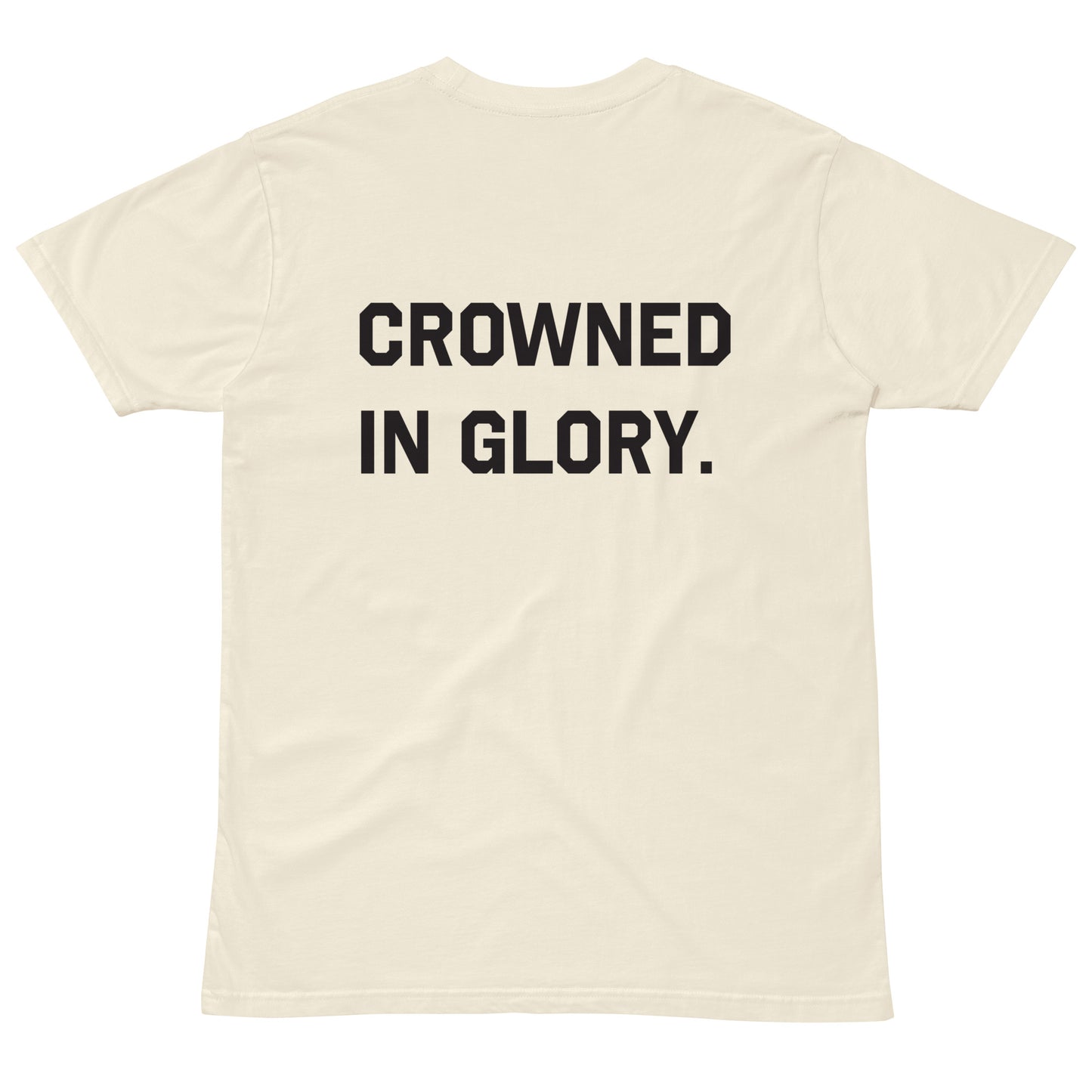 Black Logo Tee: 'Iron Crown: Crowned In Glory' by OODept.