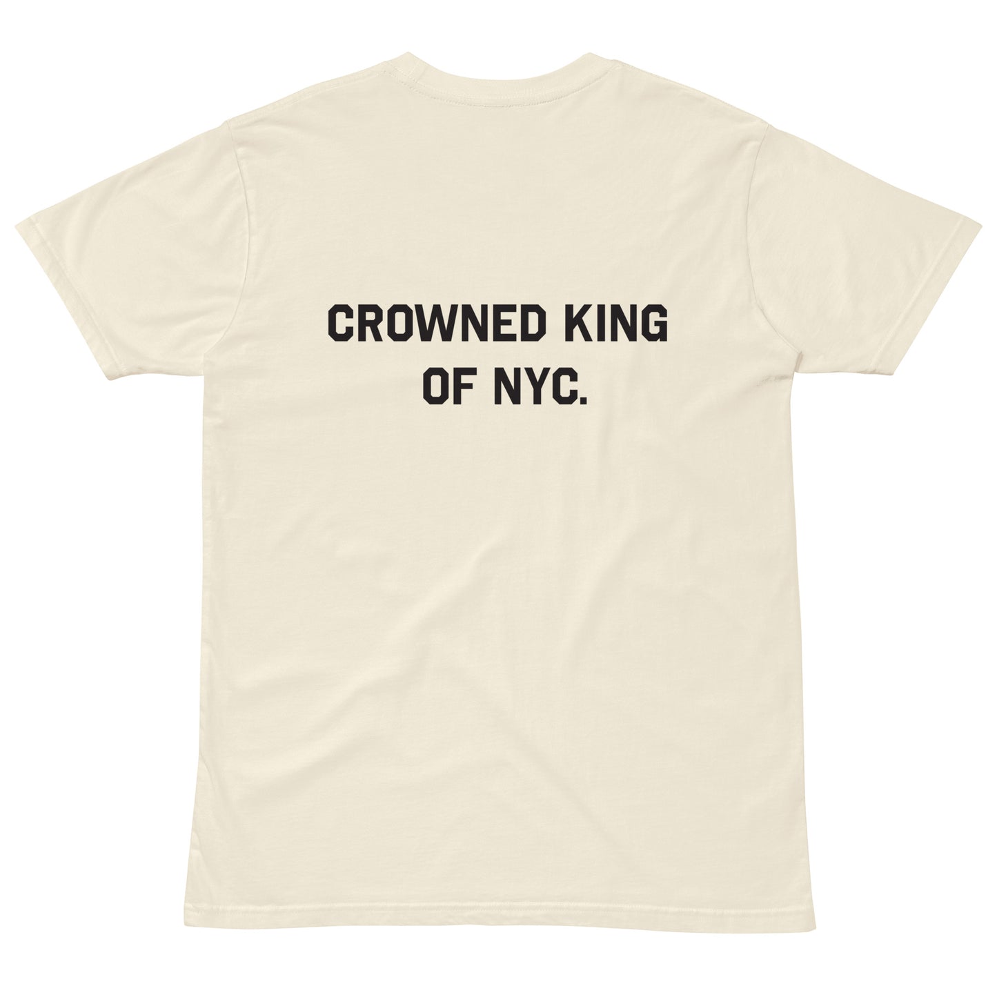 Black Logo Tee: 'King: Crowned King Of New York City' by OODept.