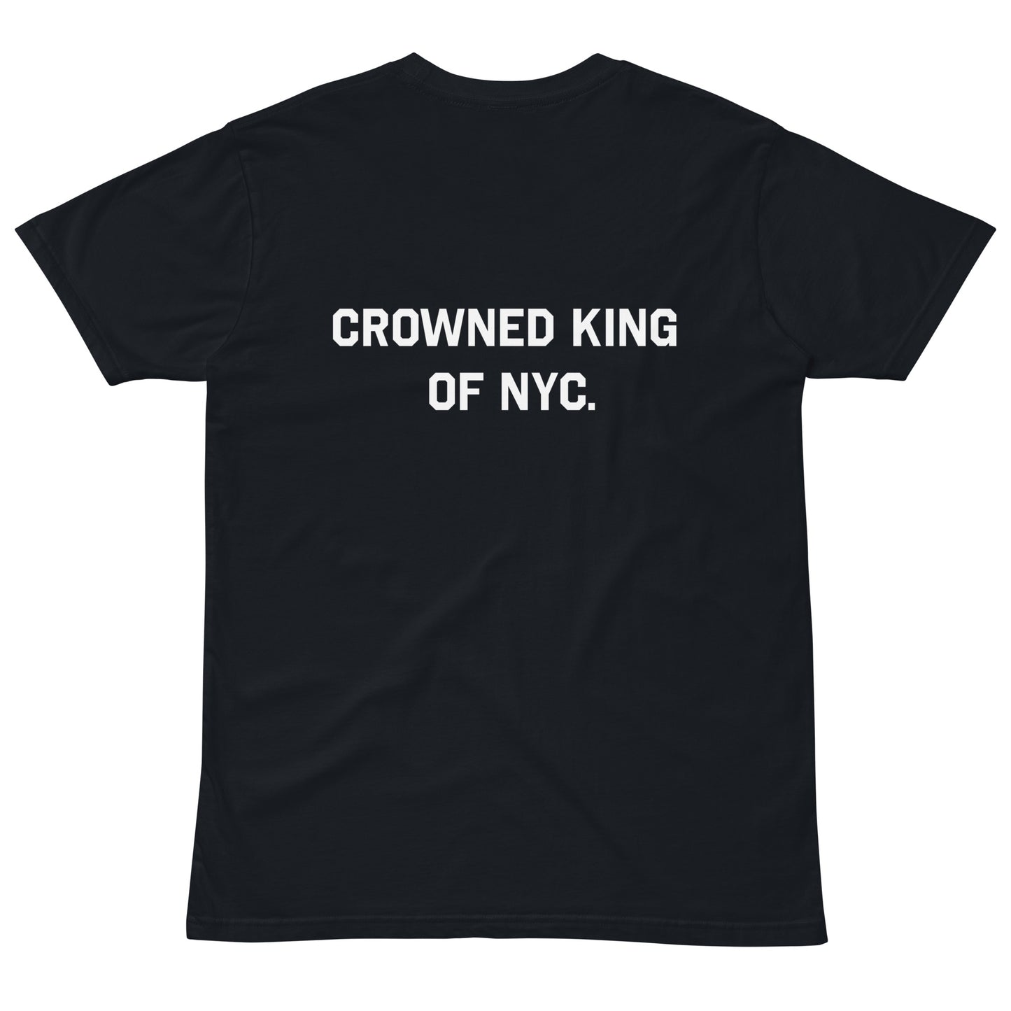 White Logo Tee: 'King: Crowned King Of New York City' by OODept.