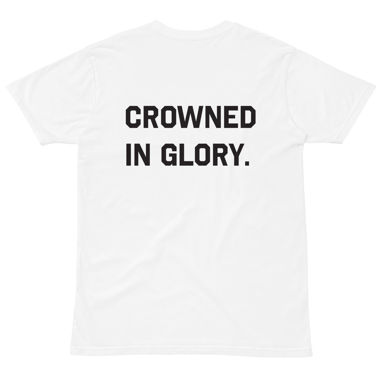 Black Logo Tee: 'Iron Crown: Crowned In Glory' by OODept.