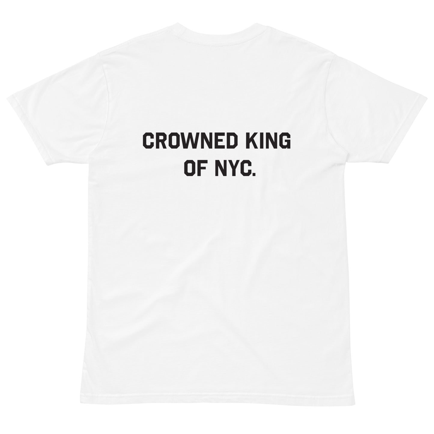 Black Logo Tee: 'King: Crowned King Of New York City' by OODept.